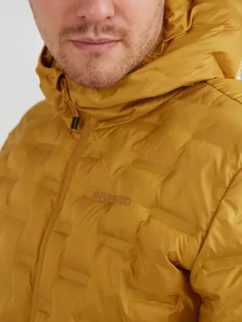 Fundango Smoke Hooded Jacket férfi utcai kabát sárga színben 5
