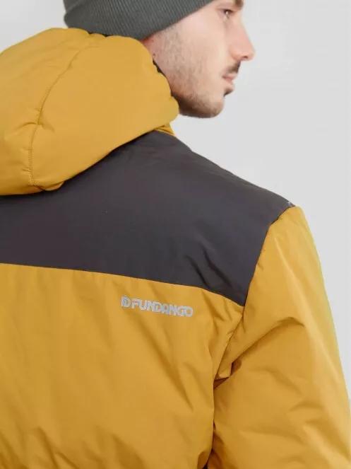 Fundango Navarro Padded Jacket férfi utcai kabát sárga színben 5