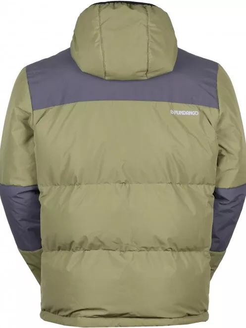 Fundango Navarro Padded Jacket férfi utcai kabát oliva színben 7