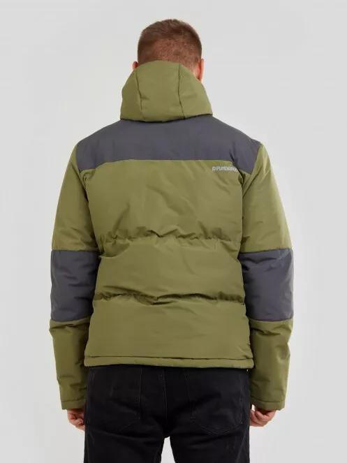Fundango Navarro Padded Jacket férfi utcai kabát oliva színben 3