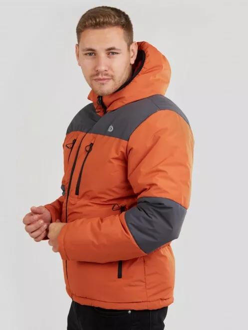 Fundango Navarro Padded Jacket férfi utcai kabát narancssárga színben 2