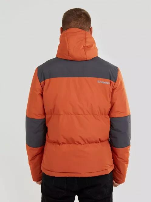 Fundango Navarro Padded Jacket férfi utcai kabát narancssárga színben 3