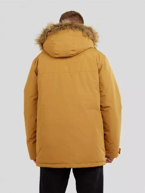 Fundango Spirit Parka Jacket férfi télikabát barna színben 3