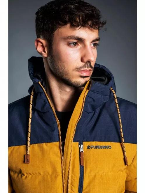 Fundango PASSAT Padded Jacket férfi utcai kabát sárga színben 2