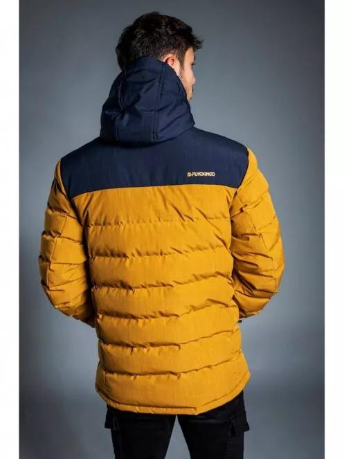 Fundango PASSAT Padded Jacket férfi utcai kabát sárga színben 5