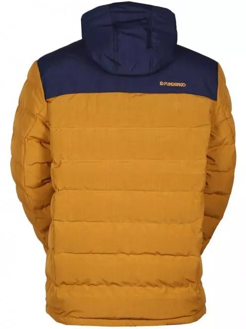 Fundango PASSAT Padded Jacket férfi utcai kabát sárga színben 9
