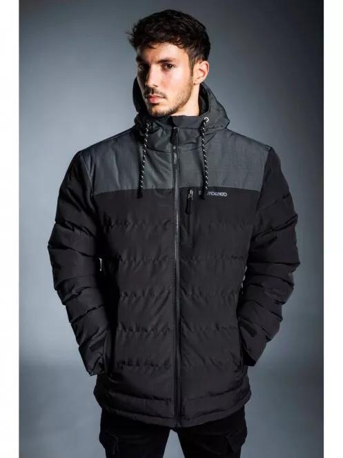 Fundango PASSAT Padded Jacket férfi utcai kabát fekete színben 2