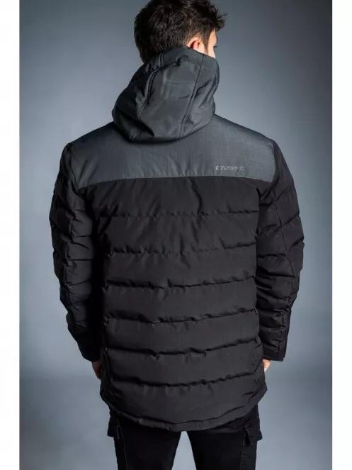 Fundango PASSAT Padded Jacket férfi utcai kabát fekete színben 3