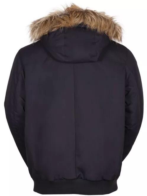 Fundango CARBONE Bomber Jacket férfi utcai kabát fekete színben 7