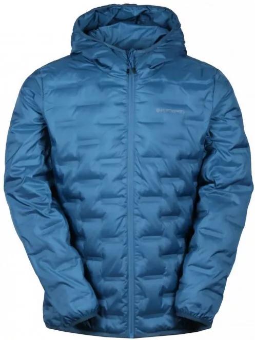 Fundango SMOKE Hooded Down Jacket férfi utcai kabát kék színben 5