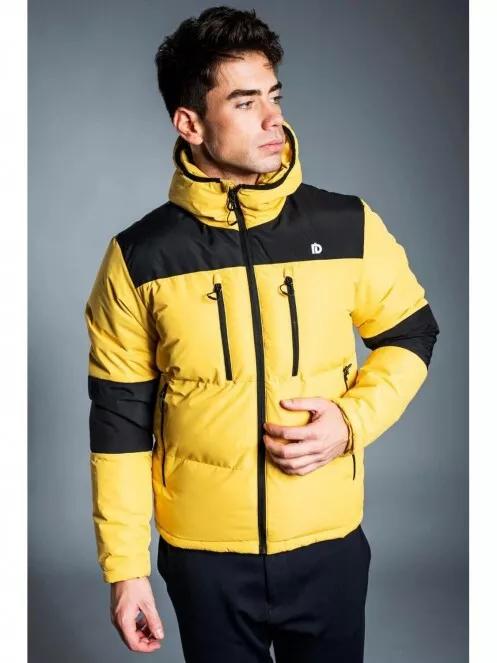 Fundango NAVARRO Padded Jacket férfi utcai kabát sárga színben 2