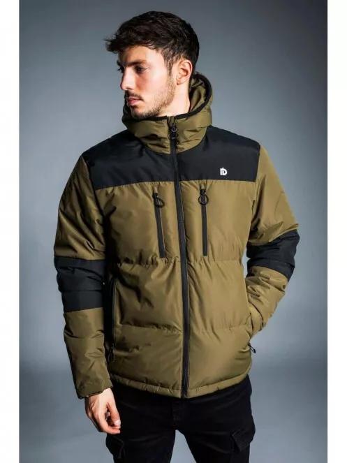 Fundango NAVARRO Padded Jacket férfi utcai kabát oliva színben 2