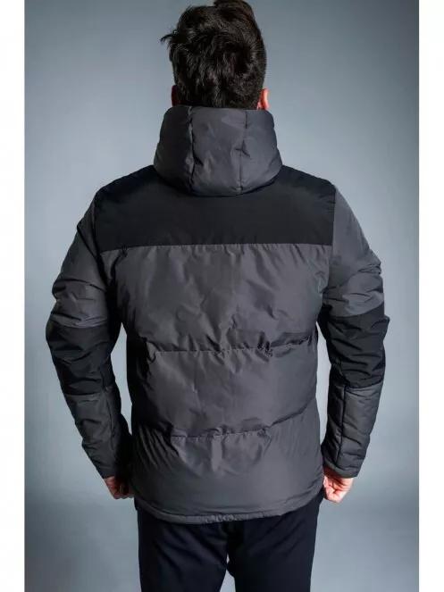 Fundango NAVARRO Padded Jacket férfi utcai kabát szürke színben 4