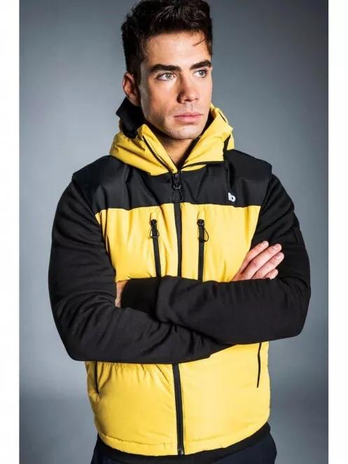 Fundango LAUREL Padded Vest férfi mellény sárga színben 2