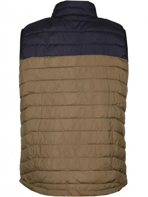 Fundango HOLLOW Padded Vest férfi mellény oliva színben 7