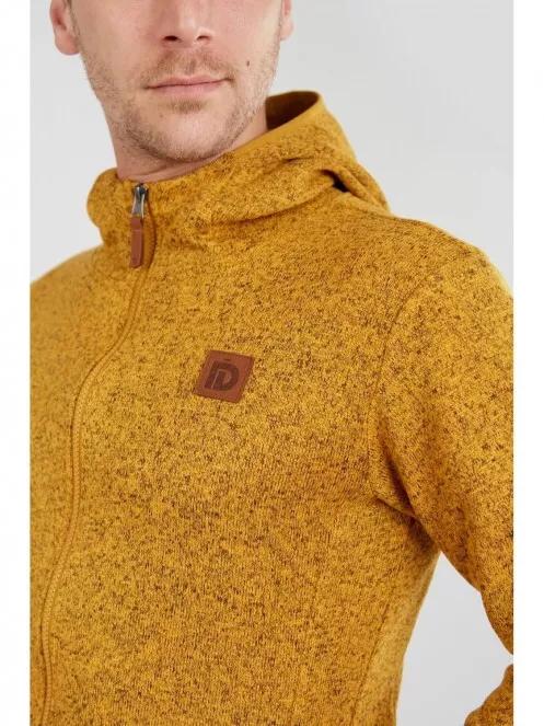 Fundango Obelix Hooded Fleece férfi kapucnis pulóver sárga színben 4