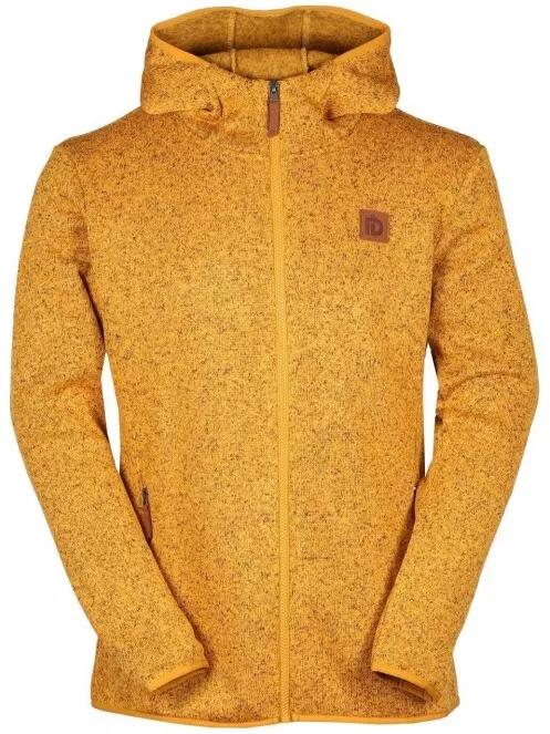 Fundango Obelix Hooded Fleece férfi kapucnis pulóver sárga színben 5