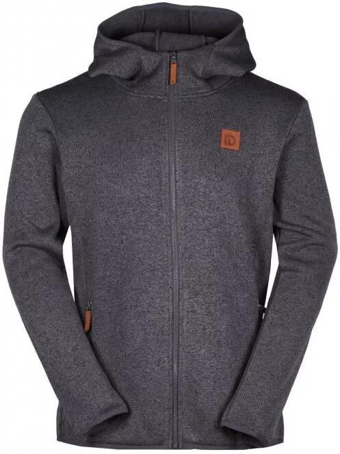 Fundango Obelix Hooded Fleece férfi kapucnis pulóver fekete színben 5
