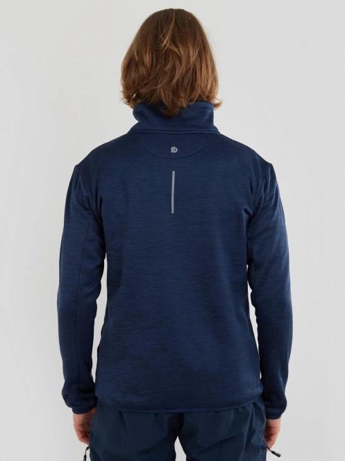 Fundango Jefferson Fleece Jacket férfi polár pulóver sötétkék színben 3