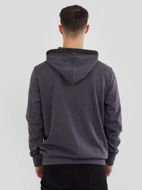 Fundango Force Tech Pullover férfi pulóver szürke színben 3