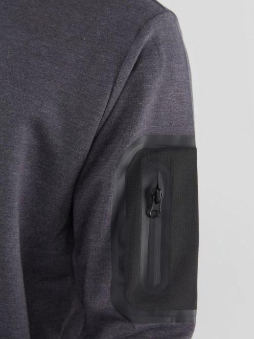 Fundango Force Tech Pullover férfi pulóver szürke színben 6
