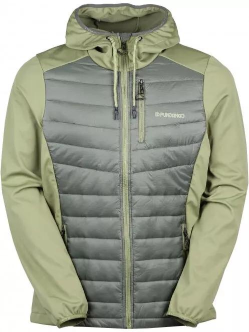 Fundango Vermont Hybrid Jacket férfi softshell kabát oliva színben 5