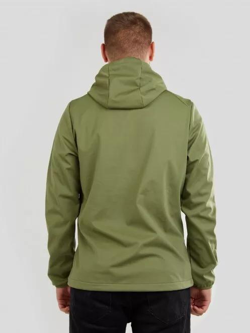 Fundango Vermont Hybrid Jacket férfi softshell kabát oliva színben 3