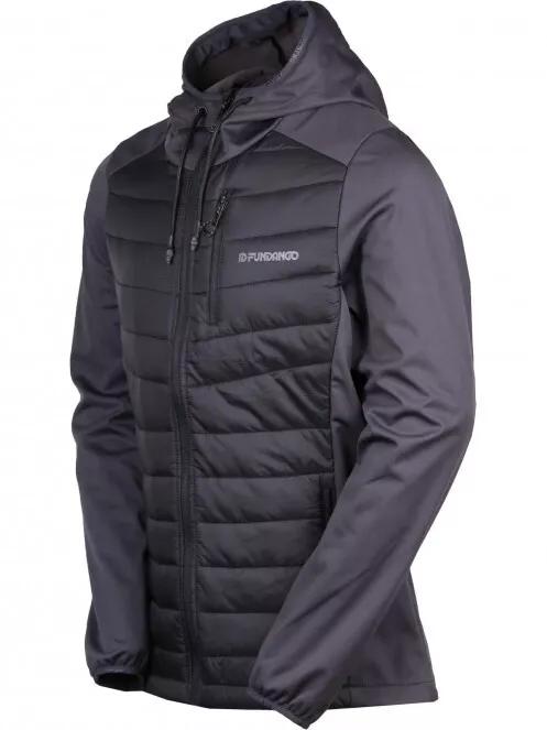 Fundango Vermont Hybrid Jacket férfi softshell kabát fekete színben 6