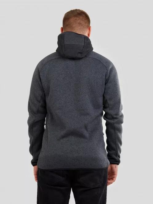 Fundango Obsidian Hybrid Jacket férfi utcai kabát fekete színben 3