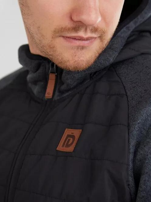 Fundango Obsidian Hybrid Jacket férfi utcai kabát fekete színben 4