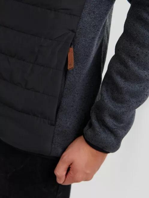 Fundango Obsidian Hybrid Jacket férfi utcai kabát fekete színben 5