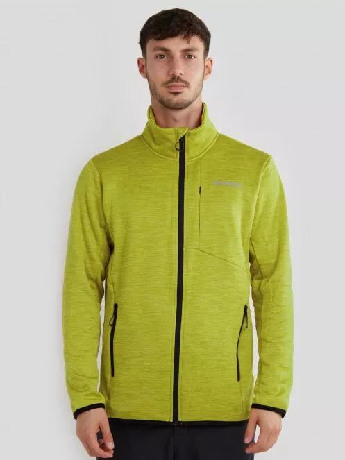 Fundango Jefferson Fleece Jacket férfi polár pulóver zöld színben 2