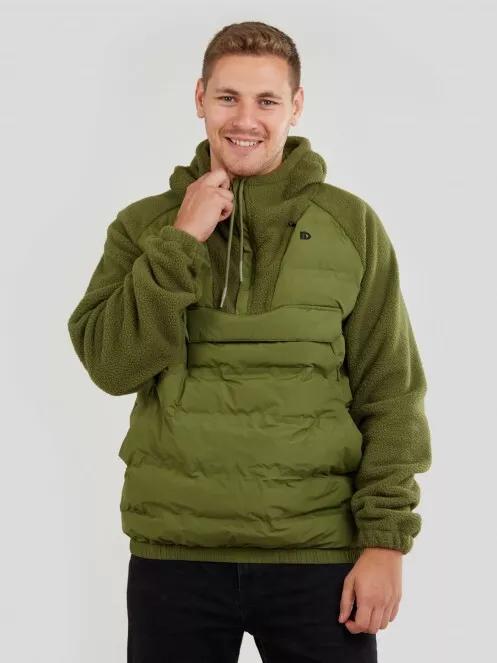 Fundango Mongrel Hybrid Jacket férfi utcai kabát oliva színben 2