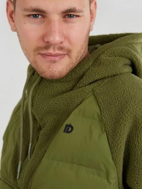 Fundango Mongrel Hybrid Jacket férfi utcai kabát oliva színben 5