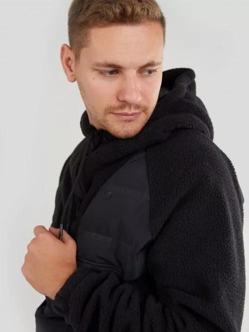Fundango Mongrel Hybrid Jacket férfi utcai kabát fekete színben 5