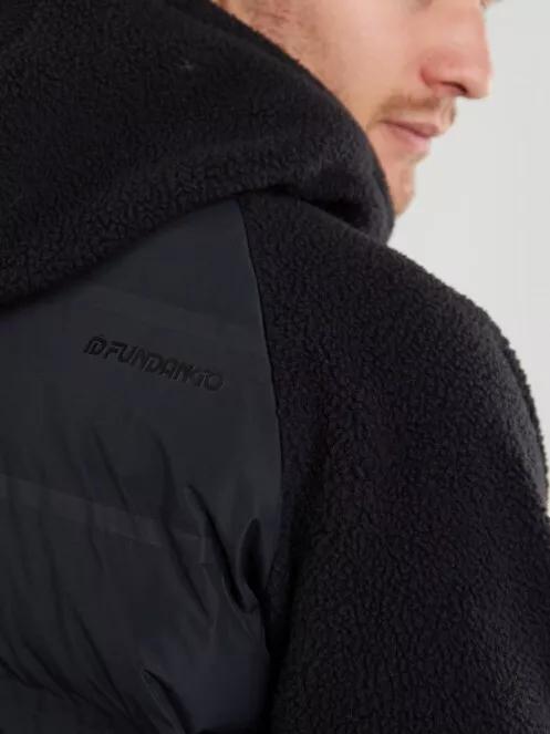 Fundango Mongrel Hybrid Jacket férfi utcai kabát fekete színben 6