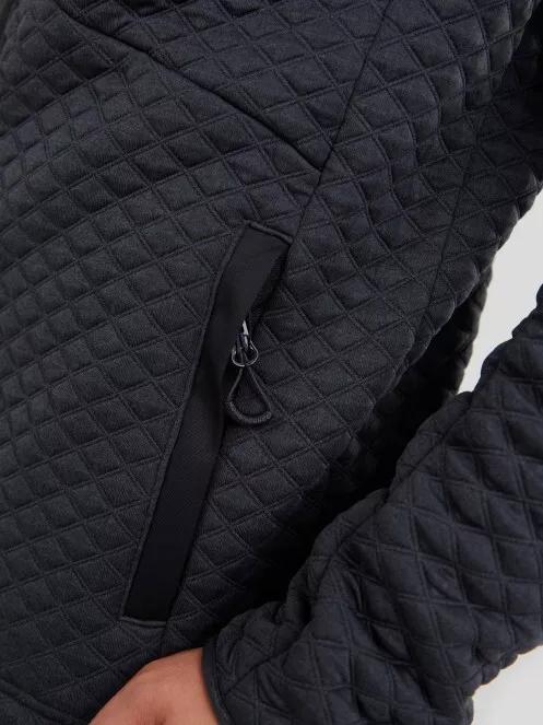 Fundango Ashford Insulated Fleece Jacket férfi utcai kabát fekete színben 5