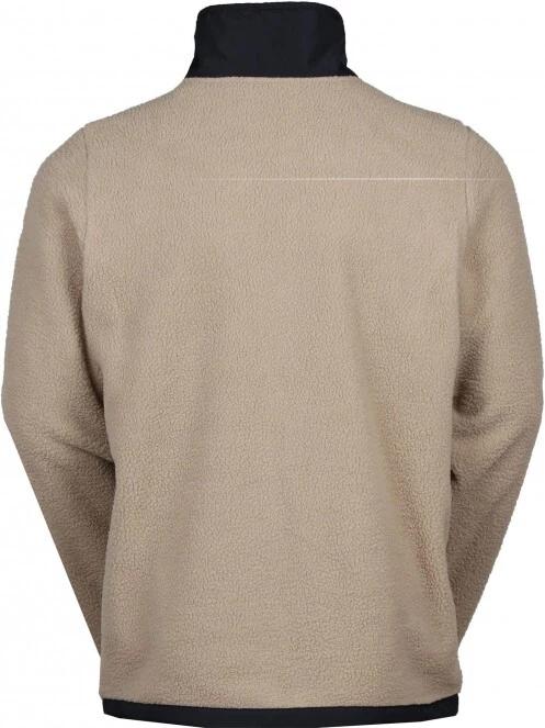 Fundango Haven Hybrid Jacket férfi polár pulóver homok színben 7