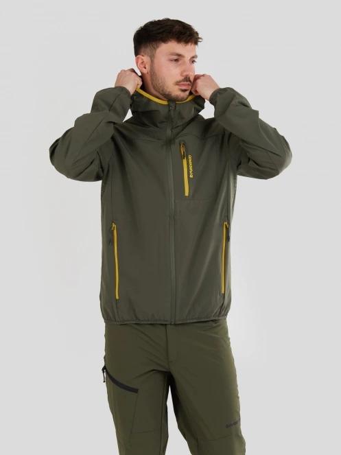 Fundango Alloy Hooded Softshell férfi softshell kabát zöld színben 5