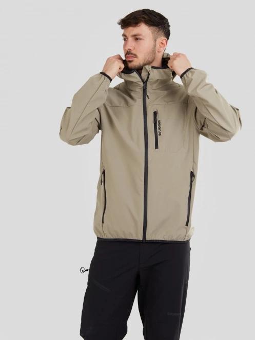 Fundango Alloy Hooded Softshell férfi softshell kabát homok színben 2