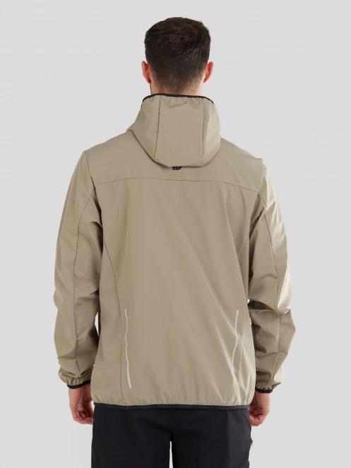 Fundango Alloy Hooded Softshell férfi softshell kabát homok színben 3