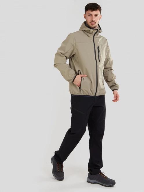 Fundango Alloy Hooded Softshell férfi softshell kabát homok színben 4