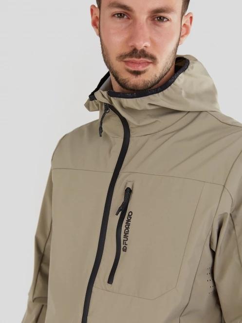 Fundango Alloy Hooded Softshell férfi softshell kabát homok színben 5