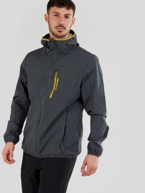 Fundango Alloy Hooded Softshell férfi softshell kabát szürke színben 2
