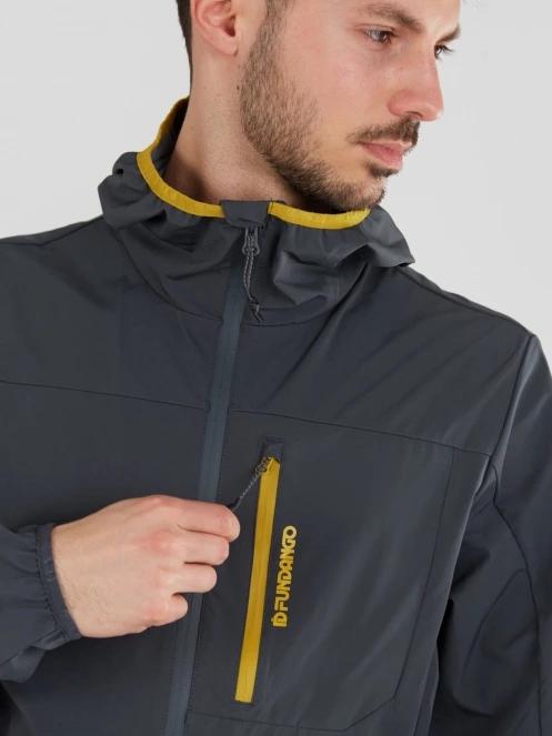 Fundango Alloy Hooded Softshell férfi softshell kabát szürke színben 5