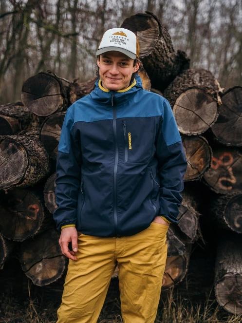 Fundango Alloy Hooded Softshell férfi softshell kabát sötétkék színben 11