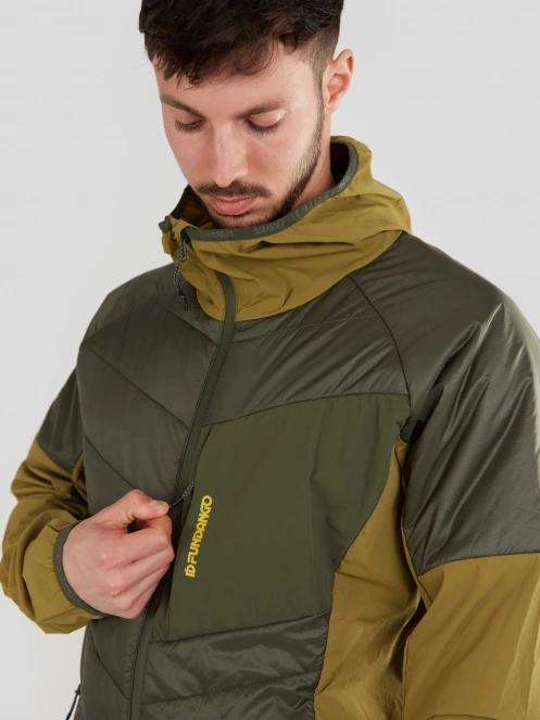 Fundango Gaara Hybrid Jacket férfi softshell kabát zöld színben 6