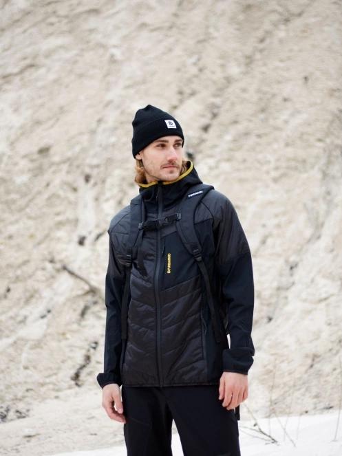Fundango Gaara Hybrid Jacket férfi softshell kabát fekete színben 10