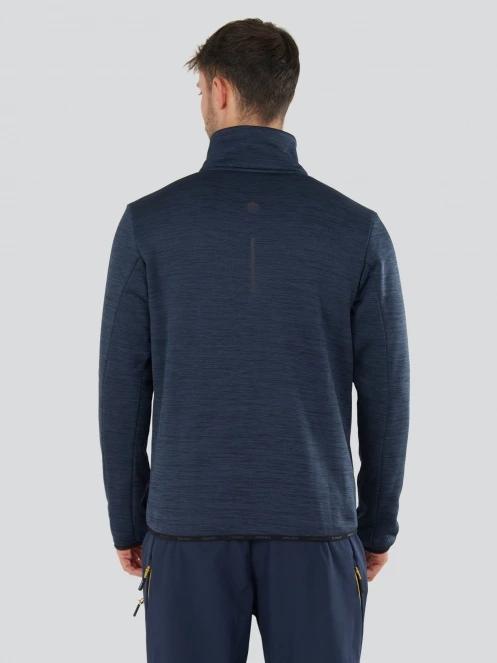 Fundango Jefferson Fleece Jacket férfi polár pulóver kék színben 3
