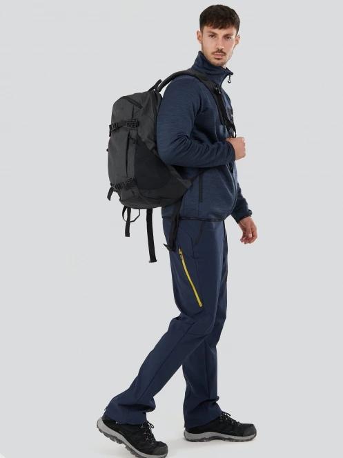 Fundango Jefferson Fleece Jacket férfi polár pulóver kék színben 5
